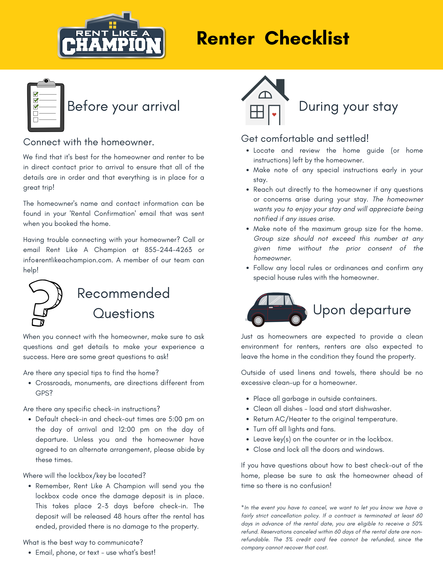 Expanded Renter Checklist - Rent Like A Champion version 2